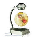 Magnetic Suspension Terrestrial Globe with Small Base - 5 1/2" White Globe